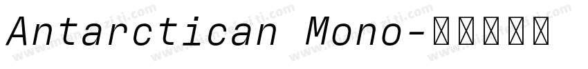 Antarctican Mono字体转换